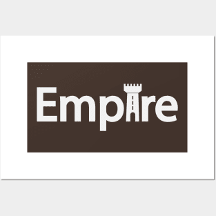 Empire typography artwork Posters and Art